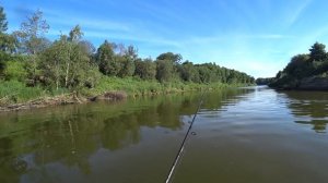 Рыбалка с лодки на джиг. Река Днепр. Смоленск