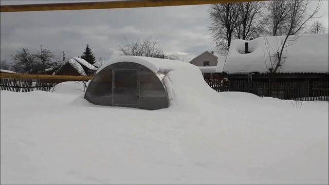 Двойной и мощный каркас для теплицы! смотреть онлайн