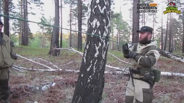 Наука выживать ч.7. Переправа через реку, веревки, Боря на посту, шутки. (05.16г.)