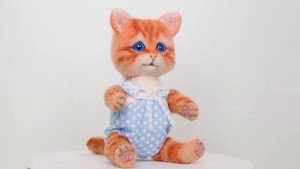 Валяная игрушка - Кот