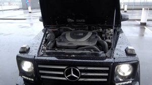 Mercedes G500 5.5 V8 2014 285Kw 388Hp Engine Sound TEST