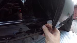 Замена накладки порога на W166