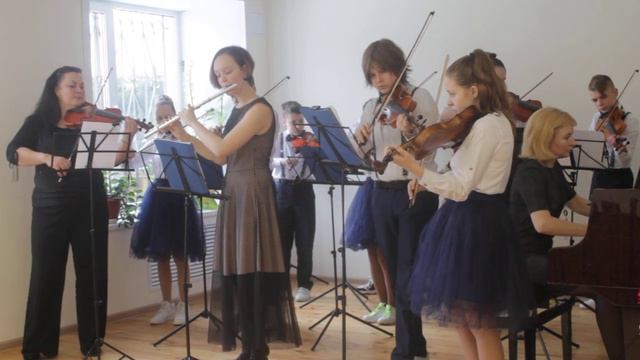 Бах. Менуэт, Шутка. Ансамбль "Шоколад" смотреть онлайн