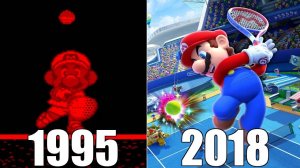 Эволюция серии игр Mario Tennis [1995-2018]