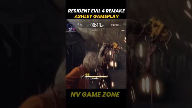 Resident Evil 4 Remake Ashley Gameplay | NV Game Zone