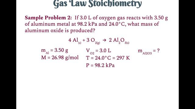 Gas Law Stoichiometry смотреть онлайн