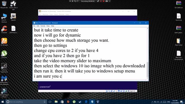 How to run Windows 10 32 bit/64 bit in Virtual Box + Windows Installation смотреть онлайн