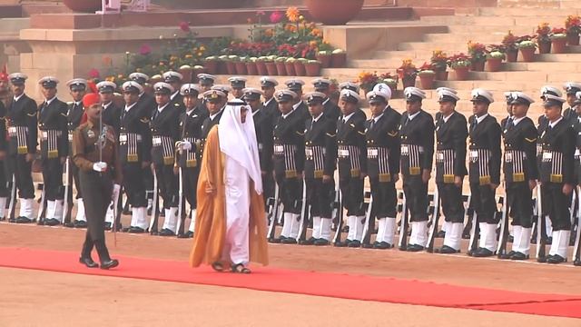 Ceremonial welcome of Sheikh Mohammed bin Zayed Al Nahyan, Crown Prince of Abu Dhabi смотреть онлайн