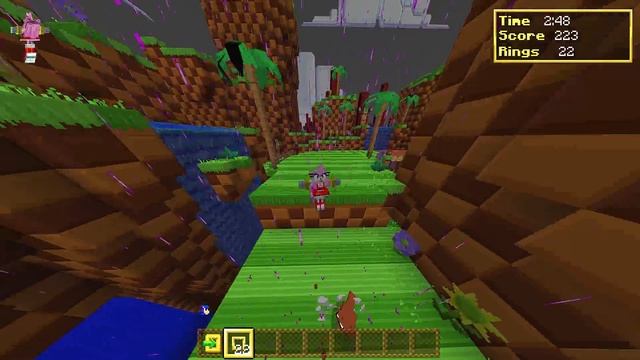 MINECRAFT - SONIC the HEDGEHOG DLC *SUPER SONIC SKIN* ALL CHAOS EMERALD LOCATIONS смотреть онлайн