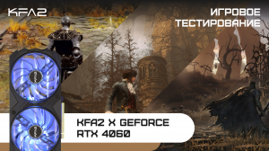 Тест видеокарты KFA2 X GeForce RTX 4060 Black в souls-like играх 2024