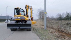 Колесный экскаватор JCB Hydradig 110W — впечатляющая универсальность!