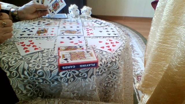 КРЕСТОВАЯ ДАМА.ЦЫГАНСКИЙ РАСКЛАД .КОЛОДА ИГРАЛЬНЫХ КАРТ.ПРОРОЧЕСТВО УДАЧИ.