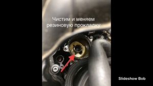 VW Touareg 3.0 bks замена маслоотделителя