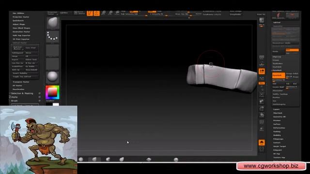 Zbrush ¦ Создание персонажа смотреть онлайн