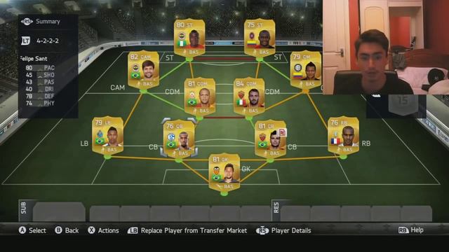 Fifa 15 - 10K OP SWEAT TEAM - SQUAD BUILDER! смотреть онлайн