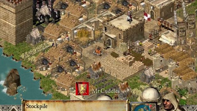 Lets Play Stronghold Crusader- Warchest Trials - Mission 77 - Wall of Death смотреть онлайн