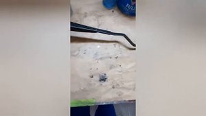 Как покрасить дворники.