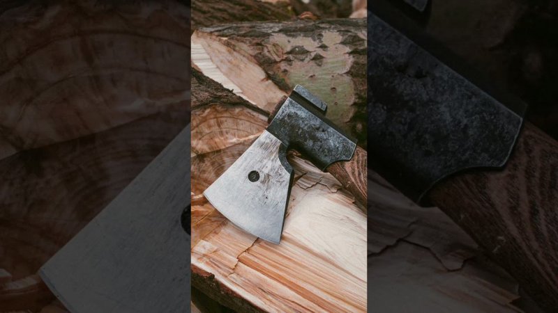 Лагерный фин #axe #bushcraft #forging