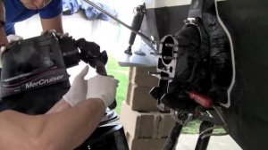 How to Repair and Replace Bravo III Out Drive Part 2
