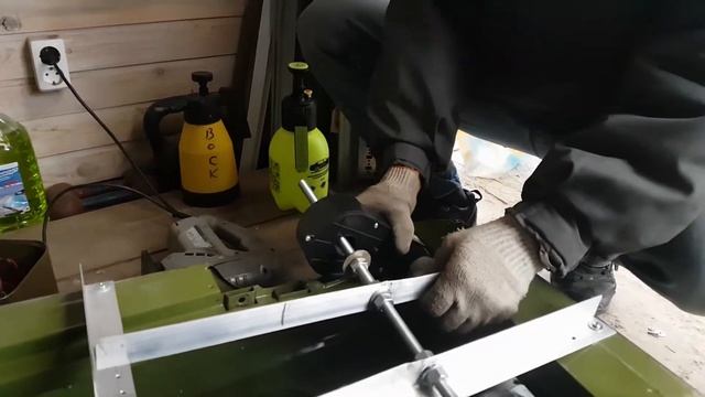 Детский электромобиль из старого педального москвича