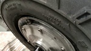 Два электромотора от гироскутера в один.
