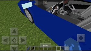 Машина в Minecraft PE без модов