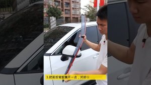 Дефлекторы окон с хром-молдингом и надписями (6 шт.) для Toyota RAV4 (Тойота РАВ4) 2019 -