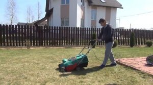 УХОД ЗА ГАЗОНОМ после ЗИМЫ❄️Уход за газоном ВЕСНОЙ?Весенний уход за газоном: вычесывание и аэрация.