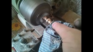 Подсвечник на токарном станке.
