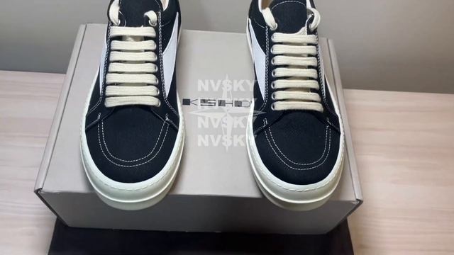 Rick Owens Vans Black смотреть онлайн