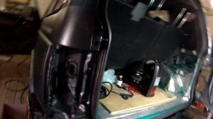 Паджеро 2 (проводка задних габаритов)