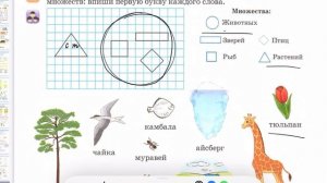 Математика 3 класс 25 урок. Объединение и пересечение двух множеств.