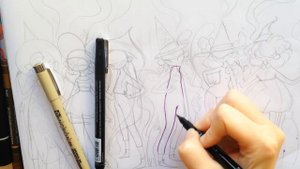 Лайн и линеры | Micron Sakura, Touch, Zig Mangaka | Как выбрать линер