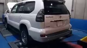 Landcruiser PRADO 4.0 ROTREX supercharger Dyno 1st