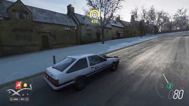 forza horizon 4 | toyota sprinter trueno gt apex AE86 頭文字D 藤原とうふ店 1070hp смотреть онлайн