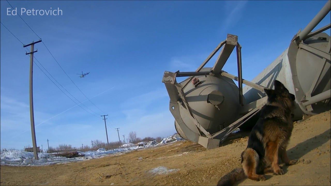 Климовский мост.14.02.2020г..Вертолёт прилетел на стройку.