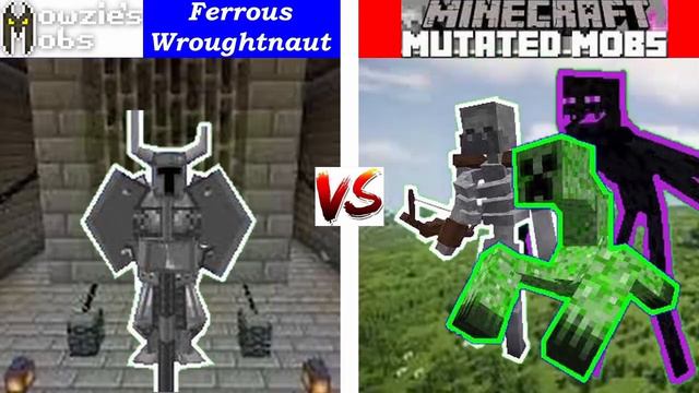 Ferrous Wroughtnaut VS Mutant Beasts in Minecraft | Mob Battles | TRS2