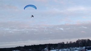 09.03.2023. Мотопараплан. Падение в Звенигороде