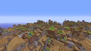 Самая большая деревня в Minecraft