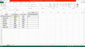 HOW TO SUBTRACT IN EXCEL | SUBTRACTION FORMULA IN MICROSOFT EXCEL