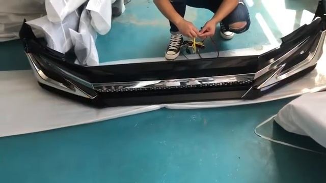 High quality PP front bumper lip for Toyota 2018 Prado LC150 SVSPS parts смотреть онлайн