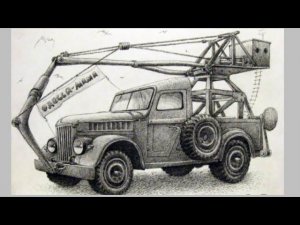 Газ 69 «ЗАХАР» дизель, снятие мотора