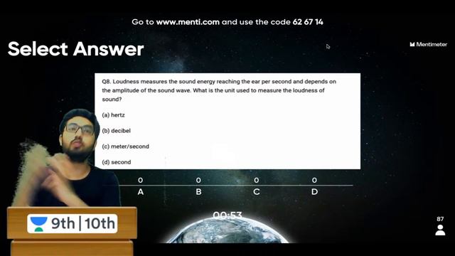 CBSE Class 9: Sound | Menti Quiz 1 | Visualizing Physics | Unacademy Class 9 and 10 | Chandan Sir
