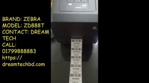 Zebra ZD 888T Barcode Printer Best Printing the any Label