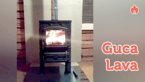 Смонтированная печь камин Guca Lava с плитой...