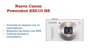 Canon Powershot SX610 HS | Español