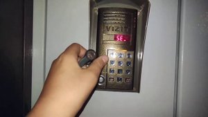 Как записать ключ на домофон Визит  SM 101t