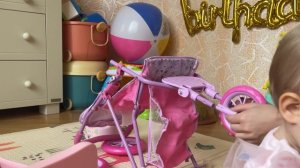 ПОДАРКИ НА ГОДИК | Baby born коляска и кроватка