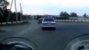 Регистратор 2013  погоня ДПС за пьяным водителем шестерки ВАЗ 2106