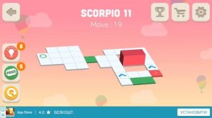 Bloxorz: Roll the Block. Package - Scorpio. Levels 1 - 20. 3 Stars.